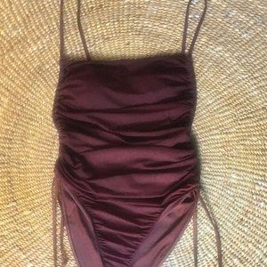 ANDREA IYAMAH - ADAN COCOA ONE PIECE SWIMSUIT - XL